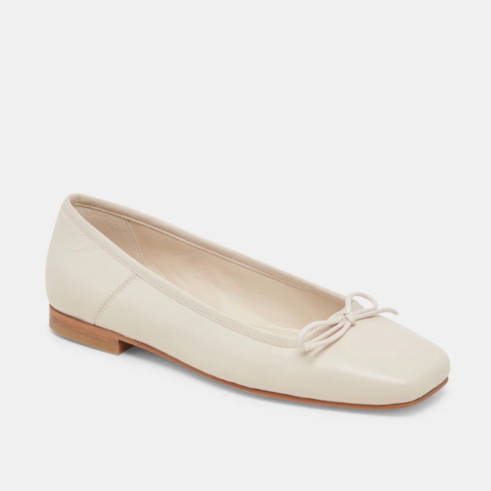 Dolce vita cream ballet flat